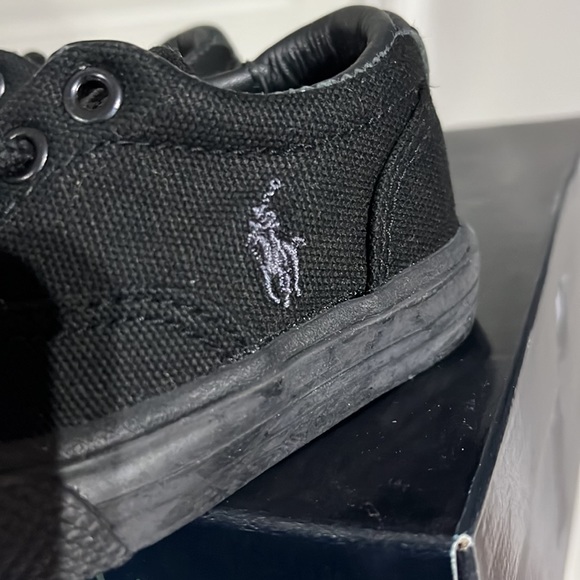Polo Ralph Lauren Vaughn canvas boat shoes sneakers new Toddlers size 4 - Picture 7 of 9